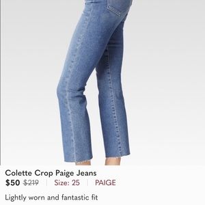 Colette Crop Paige Jeans